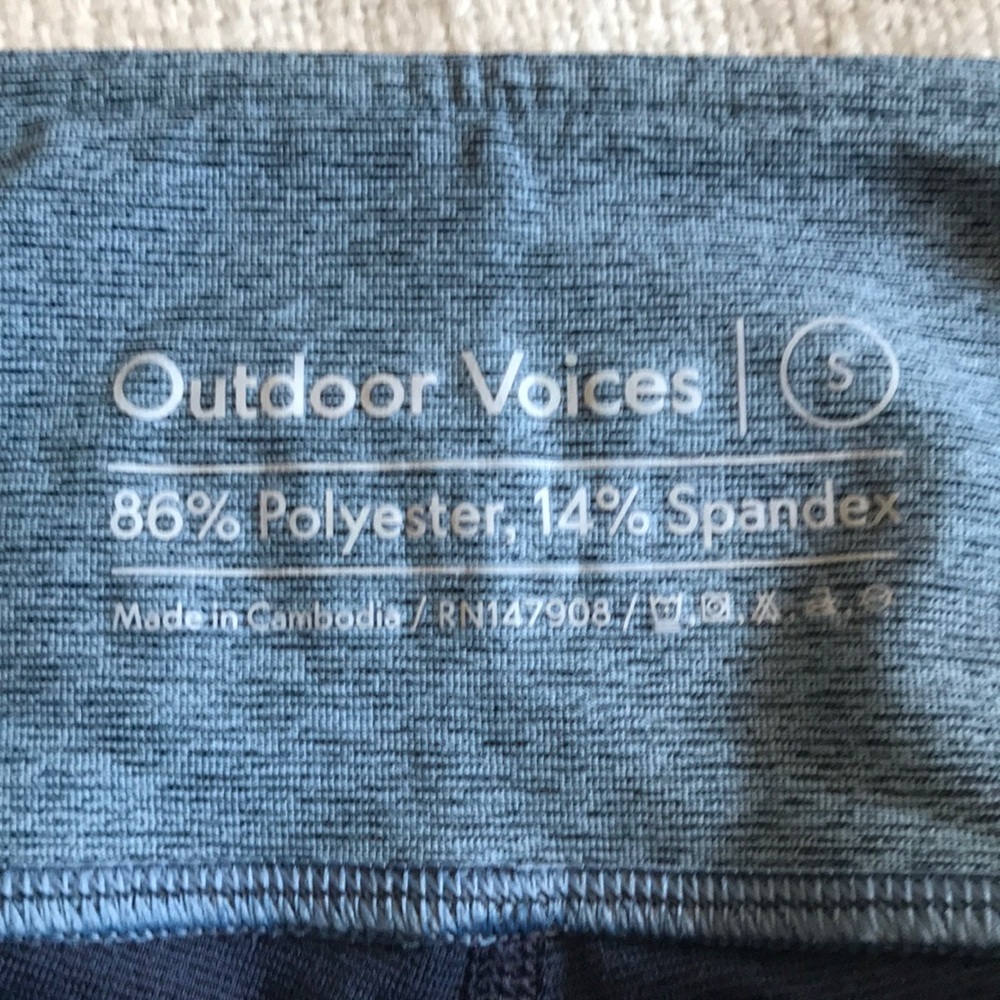 LIKE NEW Outdoor Voices Colorblock leggings - Picture 3 of 5
